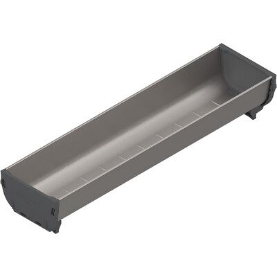 Blum Orga-Line Schale, Länge=352 Mm, Breite=88 Mm, Inox-Gebürstet/staubgrau Blum Orga-Line Schale, Länge=352 Mm, Breite=88 Mm, Inox-Gebürstet/staubgrau