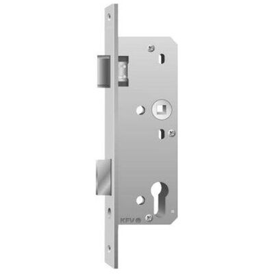 KFV PZ Infilare Glastürschloss - 72mm, Zink, Silber KFV PZ Infilare Glastürschloss - 72mm, Zink, Silber