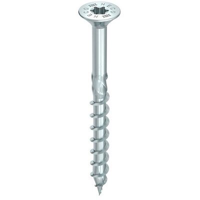 HECO SCHRAUBEN Vis à bois heco-topix plus tête fraisée à empreinte torx - acier zingué tête fraisée (tf) 35 mm torx (x) 5 mm acier zingué blanc fp HECO SCHRAUBEN Vis à bois heco-topix plus tête fraisée à empreinte torx - acier zingué tête fraisée (tf) 35 mm torx (x) 5 mm acier zingué blanc fp