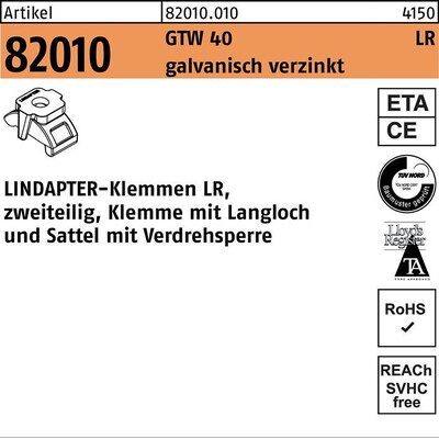 Nobrand Lindapter-Klemme Art 82010 M20 Galvanisch Verzinkt - Klemmen Nobrand Lindapter-Klemme Art 82010 M20 Galvanisch Verzinkt - Klemmen
