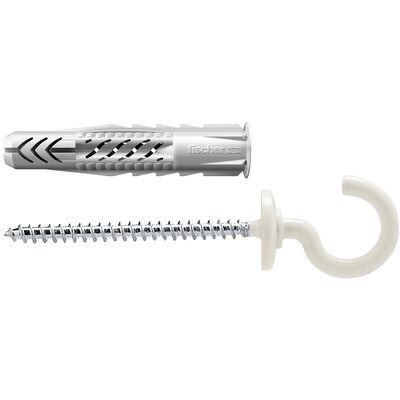 Fischer Universal-Nylondübel Ux-Rh, Mit Beschichtetem Ringhaken 8x50 Rh W Fischer Universal-Nylondübel Ux-Rh, Mit Beschichtetem Ringhaken 8x50 Rh W