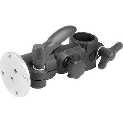 Kipp Monitorhalterung Mit Drehflansch, Thermoplast, Komp:Aluminium Kipp Monitorhalterung Mit Drehflansch, Thermoplast, Komp:Aluminium