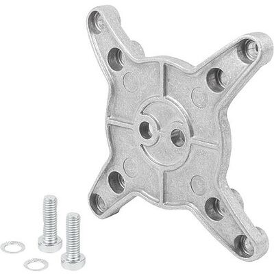Kipp Monitorhalterung Anschlussplatte Vesa Gr.50/75, Aluminium Kipp Monitorhalterung Anschlussplatte Vesa Gr.50/75, Aluminium