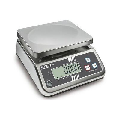 KERN Edelstahlwaage - 15kg, 2g, IP65 - Industrie & Lebensmittel KERN Edelstahlwaage - 15kg, 2g, IP65 - Industrie & Lebensmittel