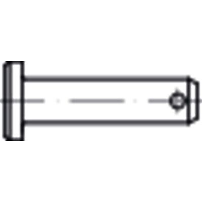 DIN - 1444 Form B - 12 mm Ø - Splintloch 3,2 mm - Bolzen DIN - 1444 Form B - 12 mm Ø - Splintloch 3,2 mm - Bolzen