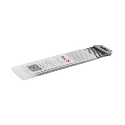Elmag Wolfram-Elektrode Type E-Wc 20, Grau Ø3,2 X 175mm Universal, W 98% + 2% Ceo2 Elmag Wolfram-Elektrode Type E-Wc 20, Grau Ø3,2 X 175mm Universal, W 98% + 2% Ceo2