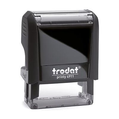Trodat Textstempel Print 4.0 44084 38x14mm 4-Zeilig Kissen Schwarz Trodat Textstempel Print 4.0 44084 38x14mm 4-Zeilig Kissen Schwarz