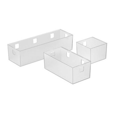 Hettich Badezi.-Schalenset, Banio, 9153388,Anz.Je Set 3st., Für Frontauszug, Transluzent Hettich Badezi.-Schalenset, Banio, 9153388,Anz.Je Set 3st., Für Frontauszug, Transluzent