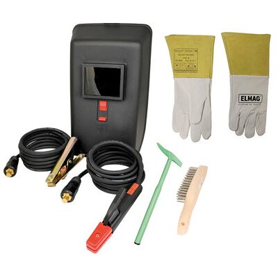 Elmag Schweißplatzausrüstung 35mm², 3+4 M, Sk-Stecker Ø13mm 35/50, Gi-Kabel H01n2-D Elmag Schweißplatzausrüstung 35mm², 3+4 M, Sk-Stecker Ø13mm 35/50, Gi-Kabel H01n2-D