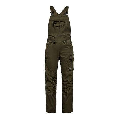 Engel X-Treme Latzhose Mit Stretch, Forest Green, Gr. 44 Engel X-Treme Latzhose Mit Stretch, Forest Green, Gr. 44