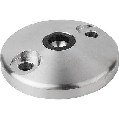 Kipp Teller Anti-Slip-Platte, Form:D Edelstahl, D=100 (K0416.41002) Kipp Teller Anti-Slip-Platte, Form:D Edelstahl, D=100 (K0416.41002)