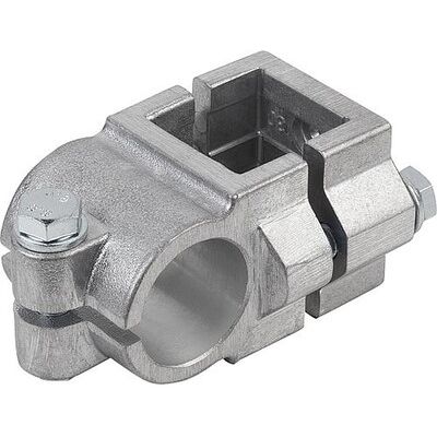 Kipp Rohrverbinder Kreuzstück Aluminium, Für Rund- & Vierkantrohre, Komp:Stahl, A=30,2, B=30,1 Kipp Rohrverbinder Kreuzstück Aluminium, Für Rund- & Vierkantrohre, Komp:Stahl, A=30,2, B=30,1