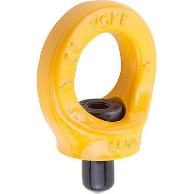 Kipp Ringschraube Drehbar D=m30 Stahl, Gelb, Ohne Sechskantschlüssel, Schwarz Kipp Ringschraube Drehbar D=m30 Stahl, Gelb, Ohne Sechskantschlüssel, Schwarz