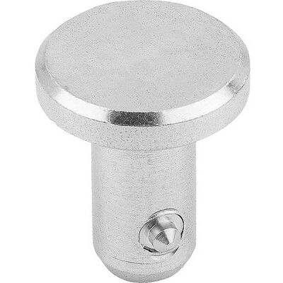 Kipp Steckbolzen Mit Flachkopf, Mit Axialsicherung, D1=8 L=16, Stahl Kipp Steckbolzen Mit Flachkopf, Mit Axialsicherung, D1=8 L=16, Stahl
