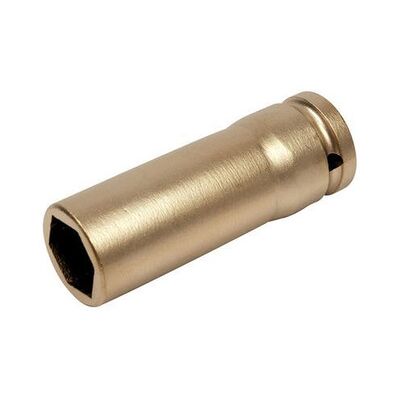 Nobrand 6-Kant Steckschlüssel-Einsatz Für Schlagschrauber, Lang, 1/2" X 21 Mm, Sonderbronze, Funkenfrei, Ex Nobrand 6-Kant Steckschlüssel-Einsatz Für Schlagschrauber, Lang, 1/2" X 21 Mm, Sonderbronze, Funkenfrei, Ex