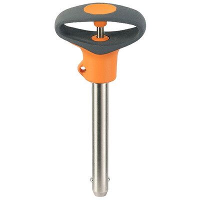 Halder Kugelsperrbolzen, Selbstsichernd, Mit Elastischem Griff D1=5 Mm / L1=25 Mm / Rostfreier Stahl 1.4305 22370.0715 Halder Kugelsperrbolzen, Selbstsichernd, Mit Elastischem Griff D1=5 Mm / L1=25 Mm / Rostfreier Stahl 1.4305 22370.0715