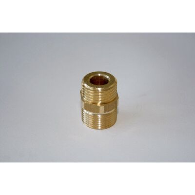 Elmag Hd-Doppelnippel Messing Ag 1/2" X Ag 22 X 1,5, Bis 250 Bar, Max. 90°c Elmag Hd-Doppelnippel Messing Ag 1/2" X Ag 22 X 1,5, Bis 250 Bar, Max. 90°c