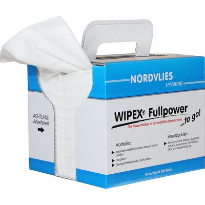 Wipex Weiße Reinigungstücher Fullpower TO GO - Reinigungstücher Wipex Weiße Reinigungstücher Fullpower TO GO - Reinigungstücher