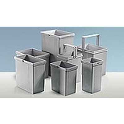 Hettich Abfallsystem-Eimer, 10l, Bin.It Trio 300 9079998, Kunststoff Grau Hettich Abfallsystem-Eimer, 10l, Bin.It Trio 300 9079998, Kunststoff Grau