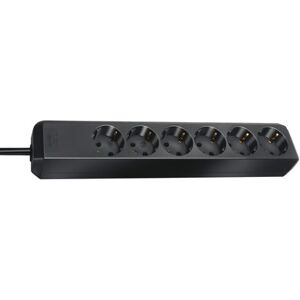 Brennenstuhl Eco-Line Steckdosenleiste 6-Fach Mit Kindersicherung, Schwarz Brennenstuhl Eco-Line Steckdosenleiste 6-Fach Mit Kindersicherung, Schwarz