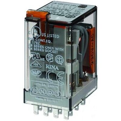 Finder Schaltrelais 24v/ac 4w Ip20 Steckanschl 20,7x37,2x27,7mm Finder Schaltrelais 24v/ac 4w Ip20 Steckanschl 20,7x37,2x27,7mm