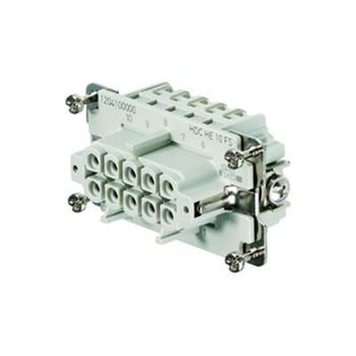 Weidmüller HDCHE10FS - 10-poliger Schraubanschluss, 500V, 16A Weidmüller HDCHE10FS - 10-poliger Schraubanschluss, 500V, 16A