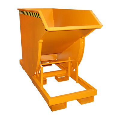 Bauer Kippbehälter 0,75m³, 1760 X 820 X 1270, Lackiert Orange Bauer Kippbehälter 0,75m³, 1760 X 820 X 1270, Lackiert Orange