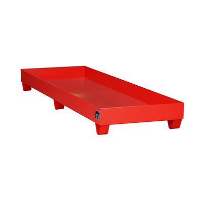 Bauer Auffangwanne 2400 X 800 X 250mm, Lackiert Rot Ral 3000 Bauer Auffangwanne 2400 X 800 X 250mm, Lackiert Rot Ral 3000
