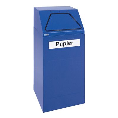 Stumpf Wertstoffsammler 65 L Blau Stationär Stumpf Wertstoffsammler 65 L Blau Stationär