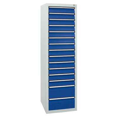 Stumpf Schubladenschrank Sts5 1800 X 500 X 500mm Ral 35/5010 Stumpf Schubladenschrank Sts5 1800 X 500 X 500mm Ral 35/5010