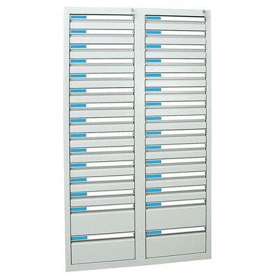 Stumpf Schubladenschrank Esta4 1800 X 1000 X 500mm Ral 35/7035 Stumpf Schubladenschrank Esta4 1800 X 1000 X 500mm Ral 35/7035