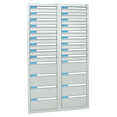 Stumpf Schubladenschrank Esta4 1800 X 1000 X 500mm Ral 35/7035 Stumpf Schubladenschrank Esta4 1800 X 1000 X 500mm Ral 35/7035