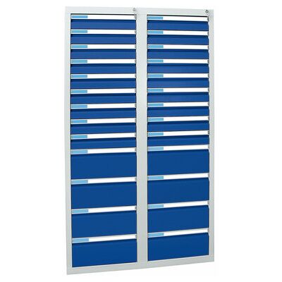 Stumpf Schubladenschrank Esta4 1800 X 1000 X 500mm Ral 35/5010 Stumpf Schubladenschrank Esta4 1800 X 1000 X 500mm Ral 35/5010