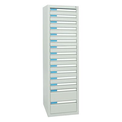 Stumpf Schubladenschrank Esta5 1800 X 500 X 500mm Ral 35/7035 Stumpf Schubladenschrank Esta5 1800 X 500 X 500mm Ral 35/7035