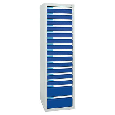 Stumpf Schubladenschrank Esta5 1800 X 500 X 500mm Ral 35/5010 Stumpf Schubladenschrank Esta5 1800 X 500 X 500mm Ral 35/5010