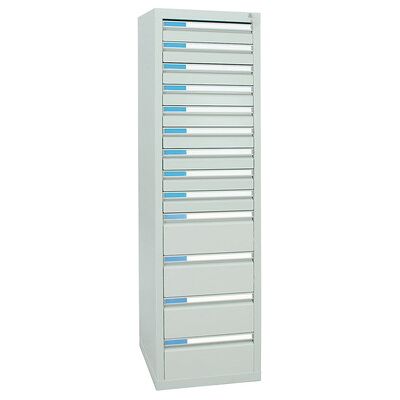Stumpf Schubladenschrank Esta5 1800 X 500 X 500mm Ral 35/7035 Stumpf Schubladenschrank Esta5 1800 X 500 X 500mm Ral 35/7035