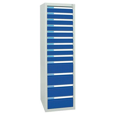Stumpf Schubladenschrank Esta5 1800 X 500 X 500mm Ral 35/5010 Stumpf Schubladenschrank Esta5 1800 X 500 X 500mm Ral 35/5010