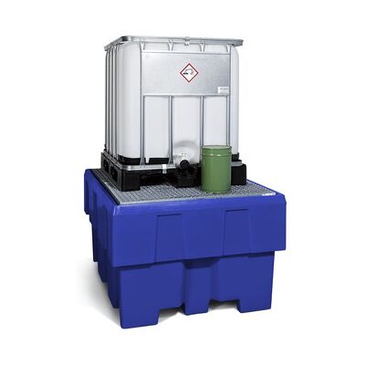 Asecos Ibc-Station Pe 1280x1660x860mm, Verzinkte Gitterrost Stellflächen Asecos Ibc-Station Pe 1280x1660x860mm, Verzinkte Gitterrost Stellflächen