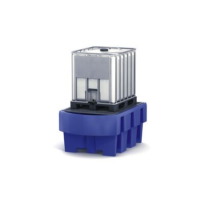 Asecos Ibc-Station Pe 1280x1910x860mm, Verzinkte Gitterrost Stellflächen Asecos Ibc-Station Pe 1280x1910x860mm, Verzinkte Gitterrost Stellflächen