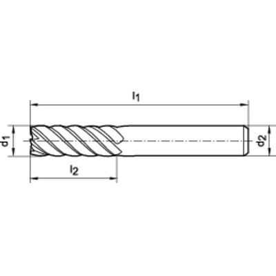 GUHRING Langzylinder Fräser - Hartmetall, DIN 6527 GUHRING Langzylinder Fräser - Hartmetall, DIN 6527