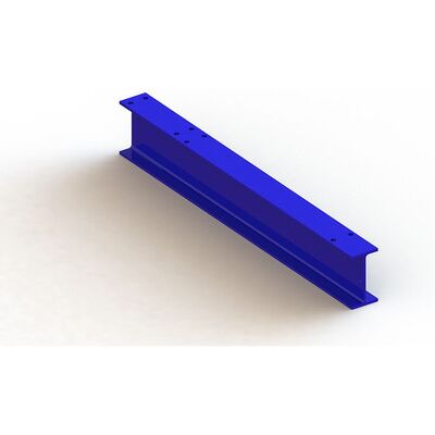 Meta Einfachfuß Krag.Reg. 1200x64mm Ipe 120 Ral 5010 Enzianblau Angeschraubt Meta Einfachfuß Krag.Reg. 1200x64mm Ipe 120 Ral 5010 Enzianblau Angeschraubt