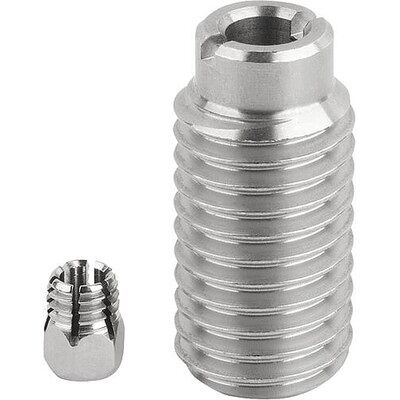 Kipp Aufnahmebuchse Für Zustandssensor, M16, D=8, Form:A Gewinde Durchgehend, Edelstahl 1.4305 Blank Kipp Aufnahmebuchse Für Zustandssensor, M16, D=8, Form:A Gewinde Durchgehend, Edelstahl 1.4305 Blank