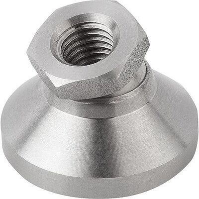 Kipp Gelenkteller D1=m16, D=50, H=32, Form:B, Komp:Edelstahl Kipp Gelenkteller D1=m16, D=50, H=32, Form:B, Komp:Edelstahl