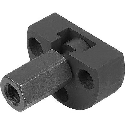 Kipp Schnellsteckkupplung Mit Radialversatzausgleich D=m16 Stahl, Mit Anschraubflansch Kipp Schnellsteckkupplung Mit Radialversatzausgleich D=m16 Stahl, Mit Anschraubflansch