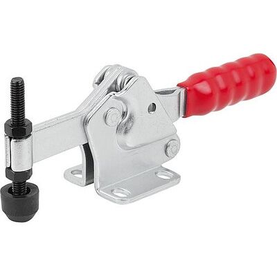 Kipp Schnellspanner Horizontal Standard, Fuß Waagrecht F1=1400, Feste Andruckspindel M06x50, Stahl Verzinkt Und Passiviert, Kipp Schnellspanner Horizontal Standard, Fuß Waagrecht F1=1400, Feste Andruckspindel M06x50, Stahl Verzinkt Und Passiviert,