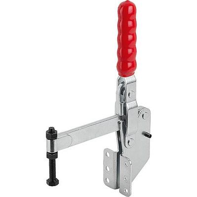 Kipp Schnellspanner Vertikal Standard, Fuß Abgewinkelt F2=3600, Voller Haltearm M08x60, Stahl Verzinkt, Komp:Kunststoff Kipp Schnellspanner Vertikal Standard, Fuß Abgewinkelt F2=3600, Voller Haltearm M08x60, Stahl Verzinkt, Komp:Kunststoff