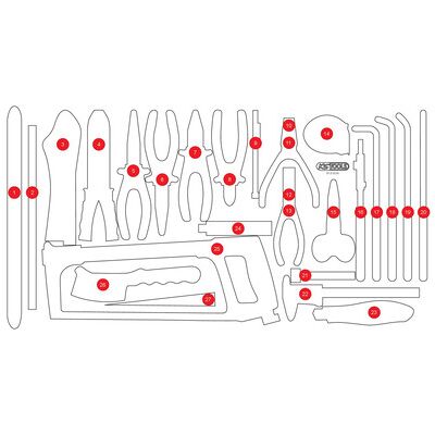 Kstools Leere Schaumstoffeinlage Zu 813.0036 Kstools Leere Schaumstoffeinlage Zu 813.0036