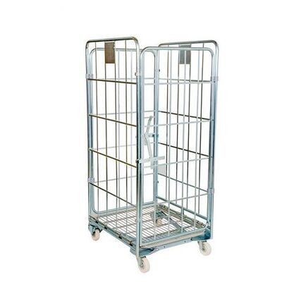 Nobrand Nestbarer Rollbehälter, 4 Gitterwände, Rück- Und Vorderwand Schwenkbar, 700 X 800 X 1665 Mm Nobrand Nestbarer Rollbehälter, 4 Gitterwände, Rück- Und Vorderwand Schwenkbar, 700 X 800 X 1665 Mm