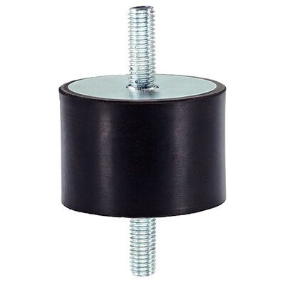 Halder Gummi-Metall-Puffer/mit Schraube, Beidseitig D1=75 Mm / L1=55 Mm 25150.0277 Halder Gummi-Metall-Puffer/mit Schraube, Beidseitig D1=75 Mm / L1=55 Mm 25150.0277