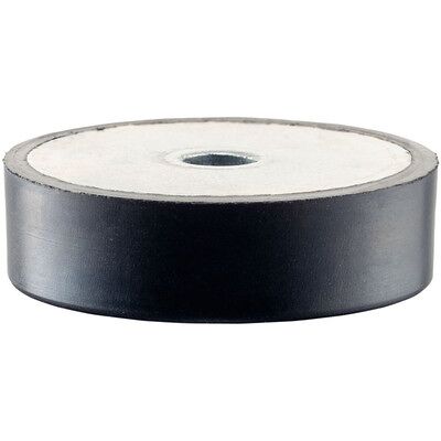 Halder Gummi-Anschlagpuffer, Niedrige Ausführung/mit Durchgangsbohrung D1=64 Mm / H=13 Mm 25150.1165 Halder Gummi-Anschlagpuffer, Niedrige Ausführung/mit Durchgangsbohrung D1=64 Mm / H=13 Mm 25150.1165